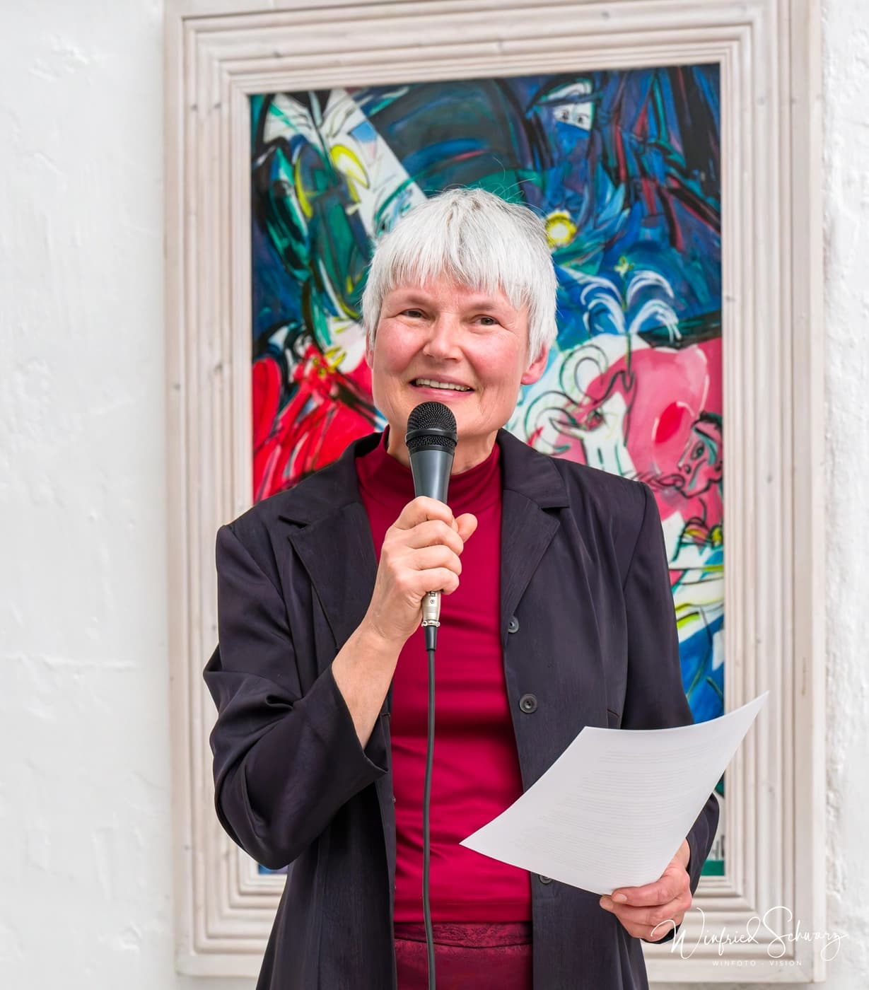 Ulrike Meyer über die Entstehung und Bedeutung der vier Hinterglasbilder von Erich Schickling zum Thema “Tod und das Mädchen”