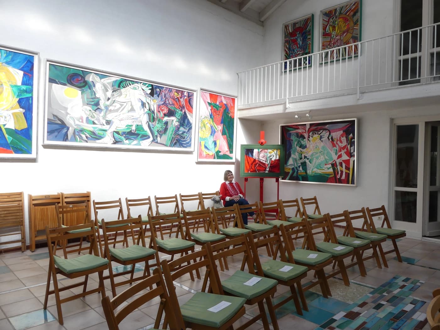 Stille Probengeniesserin Christine Silla-Kiefer